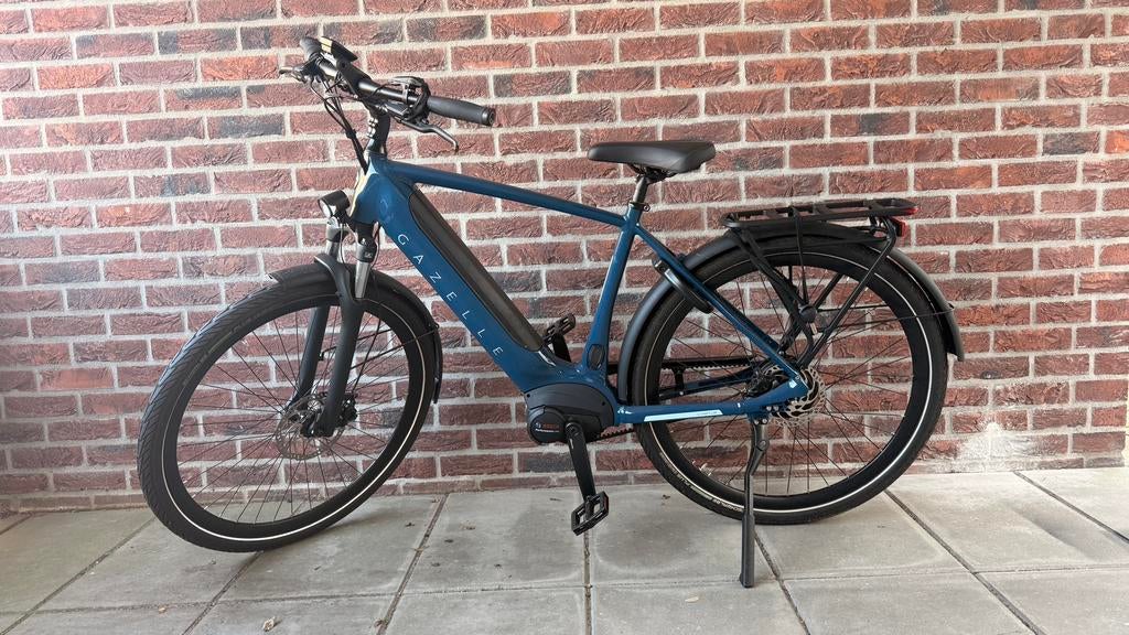 Gazelle C380 HMB e-bike (ZGAN, 255km), Ophalen, Zo goed als nieuw, 51 tot 55 cm, 50 km per accu of meer