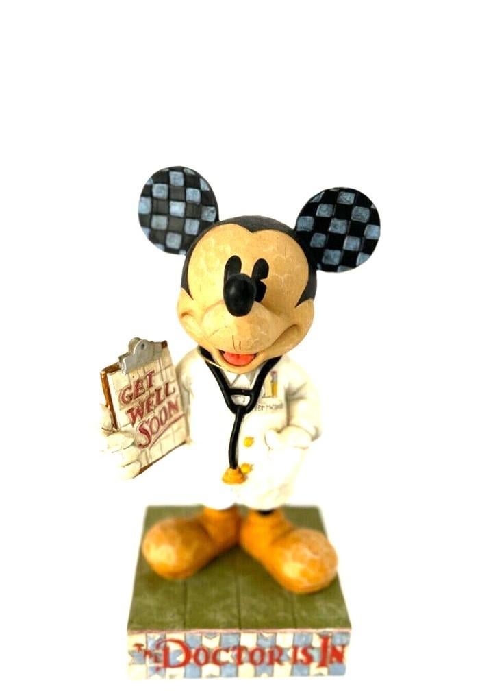 Disney traditions Mickey Doctor Is In, Ophalen of Verzenden, Mickey Mouse, Zo goed als nieuw, Beeldje of Figuurtje