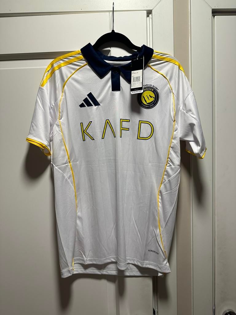 Voetbalshirt Ronaldo #7 Al Nassr, Ophalen of Verzenden, Zo goed als nieuw, Buitenlandse clubs, Shirt