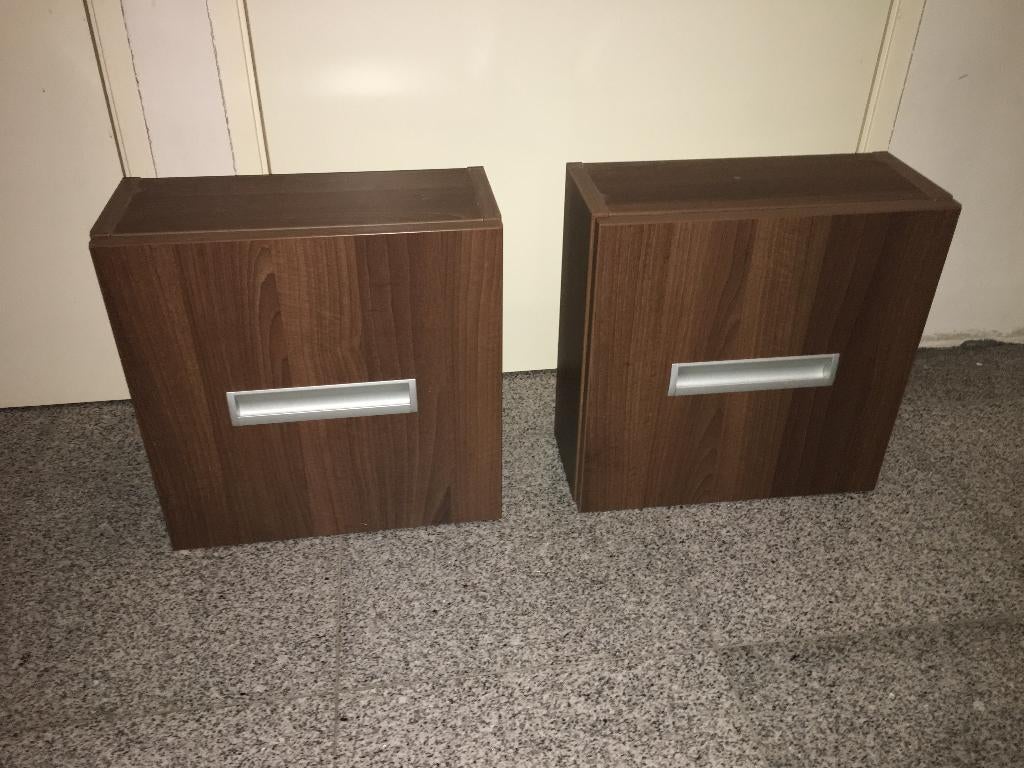 Thebalux Badkamer Halfhoge Kast Bruin/Wit Soft Close ZGAN!!, Huis en Inrichting, Badkamer | Badkamermeubels, Ophalen, (Half)hoge kast