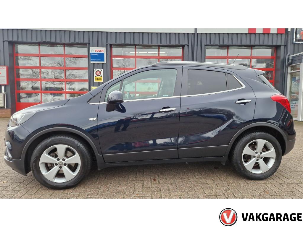 Opel Mokka X trekhaak 1.4 Turbo Innovation (bj 2018), Euro 6, Blauw, Origineel Nederlands, Handgeschakeld