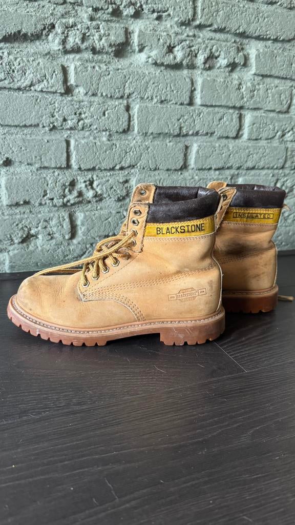 Blackstone heren boots werkschoenen leer insulated maat 40, Bruin, Ophalen of Verzenden, Werkschoenen, Gedragen