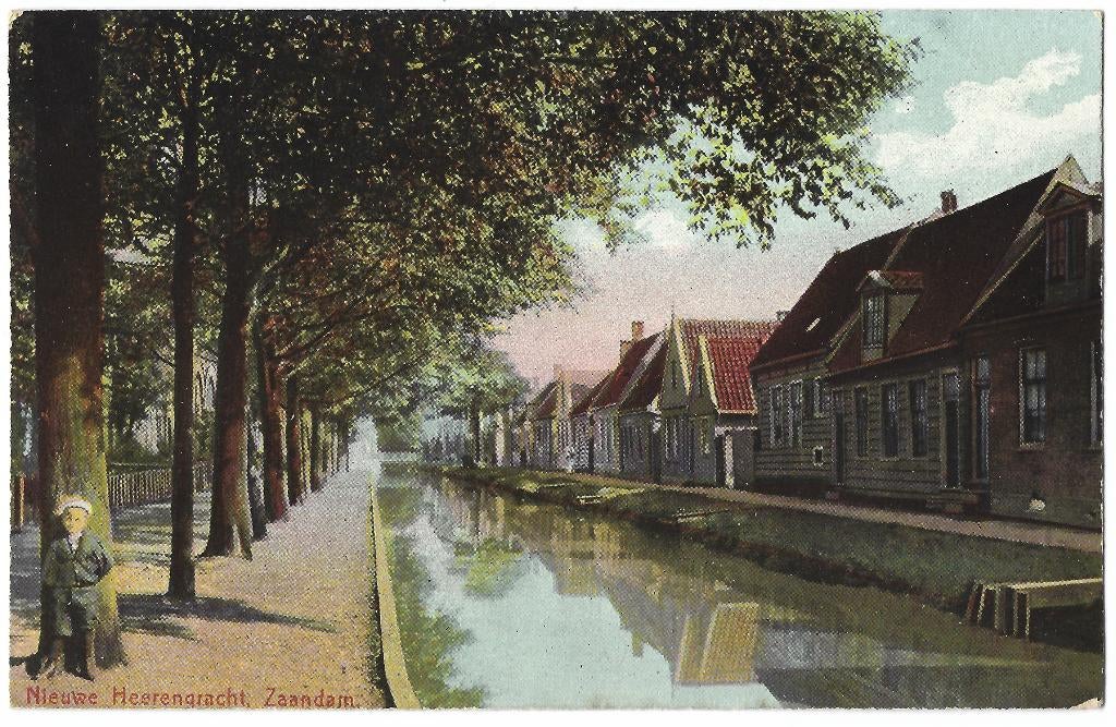 Zaandam, Nieuwe Heerengracht, Verzenden, Voor 1920, Ongelopen, Noord-Holland