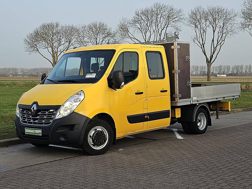 RENAULT MASTER 2.3 dci 145 dc dl kraan, Auto's, 145 pk, Gebruikt, Euro 6, Overige kleuren