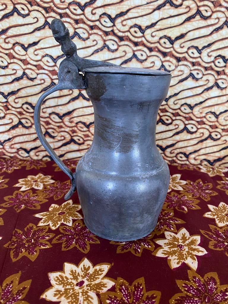 ANTIEKE 18e EEUWSE TINNEN EIKELTJES KAN., Ophalen of Verzenden