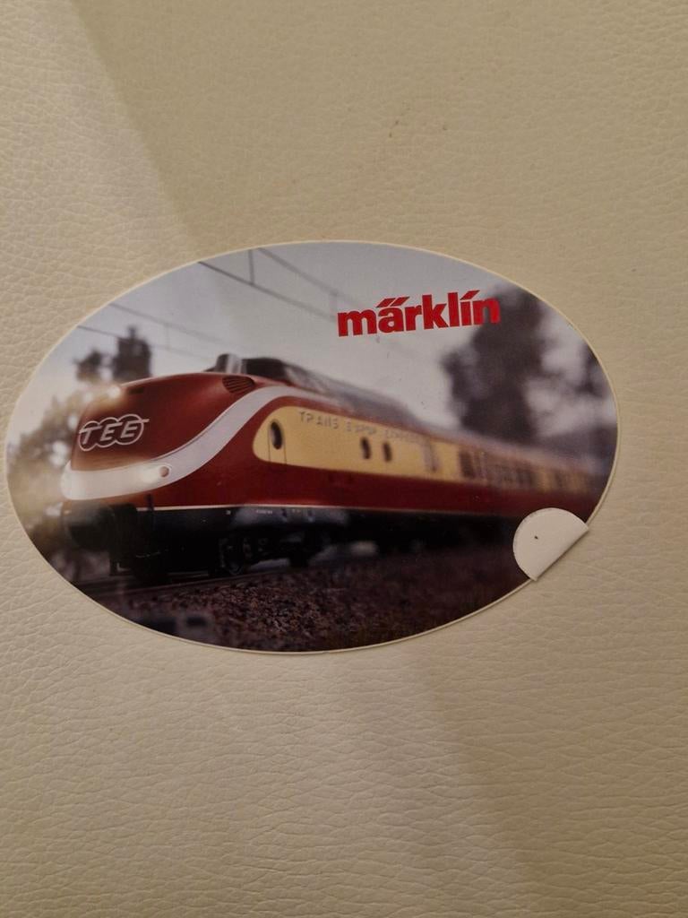 6207 Märklin TEE Trans Europ Express Locomotief Sticker, Ophalen of Verzenden