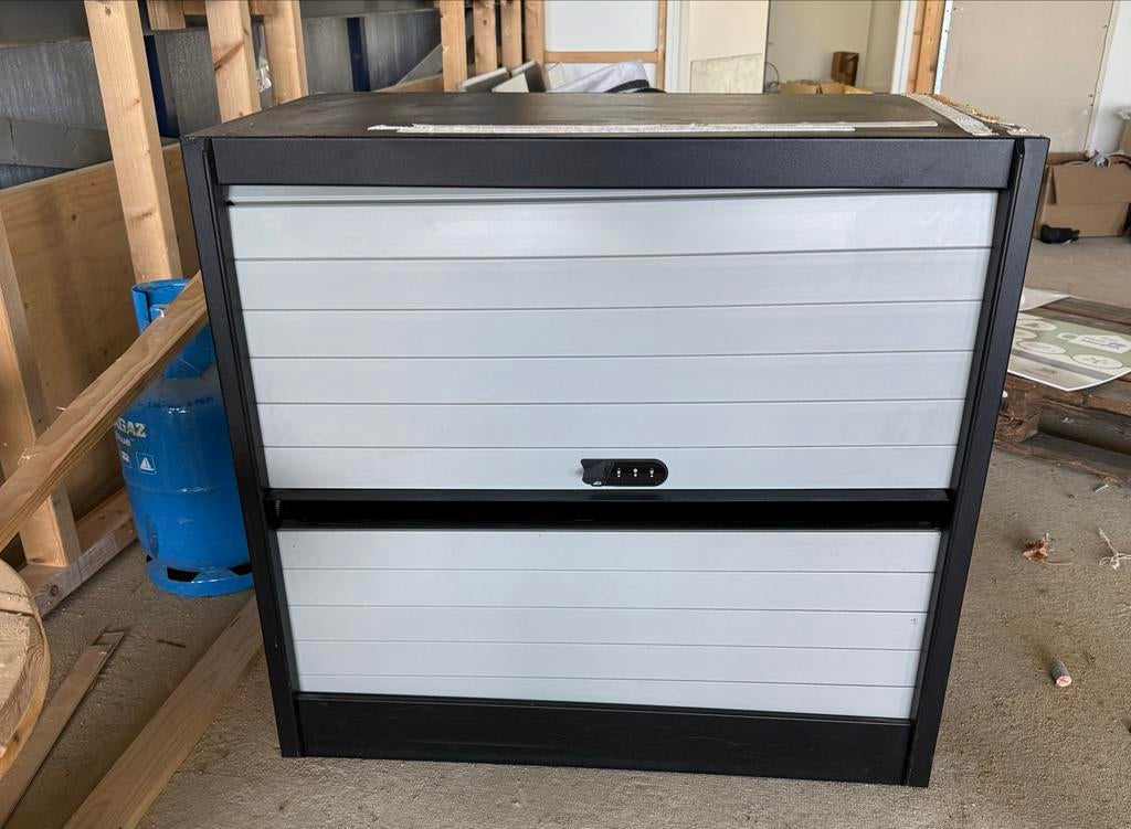 Compact archiefkast met roldeur en slot, Ophalen, Gebruikt, 50 tot 100 cm, Minder dan 100 cm