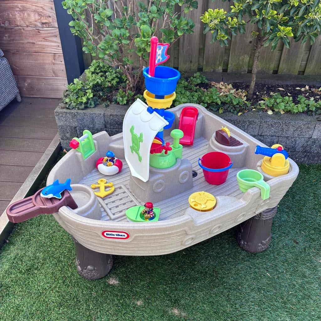 Little Tikes watertafel Piratenboot, Ophalen, Gebruikt