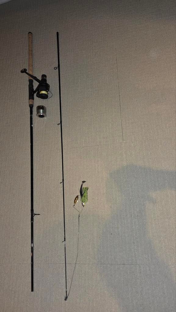 Allround spin setje van ultimate en nays spinnerbait, Ophalen of Verzenden, Zo goed als nieuw, Werphengel