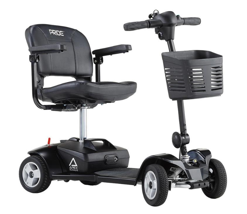 scootmobiel, Pride Apex Alumatite, reisscooter, Ophalen, 10 km/u of minder, Pride, 16 t/m 25 km