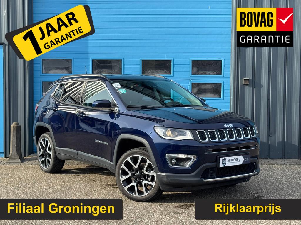 Jeep Compass 1.4 MultiAir Limited 4x4, Automaat, 12 maanden, 450 kg, Gebruikt