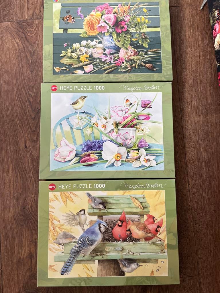 Marjolein Bastin Puzzel 1000 stukjes - Compleet, Hobby en Vrije tijd, Denksport en Puzzels, Ophalen, 500 t/m 1500 stukjes, Gebruikt