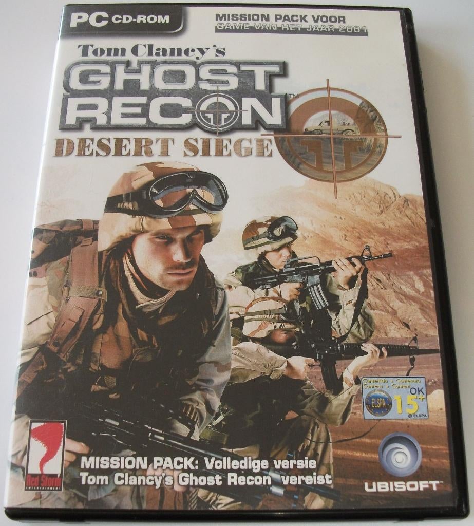PC Game *** GHOST RECON *** Mission Pack: Volledige versie, Shooter, 1 speler, Ophalen of Verzenden, Zo goed als nieuw