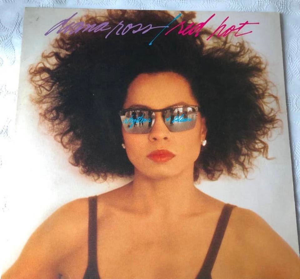 LP Diana Ross Red Hot 1987, Ophalen of Verzenden, 1980 tot 2000, Zo goed als nieuw, 12 inch