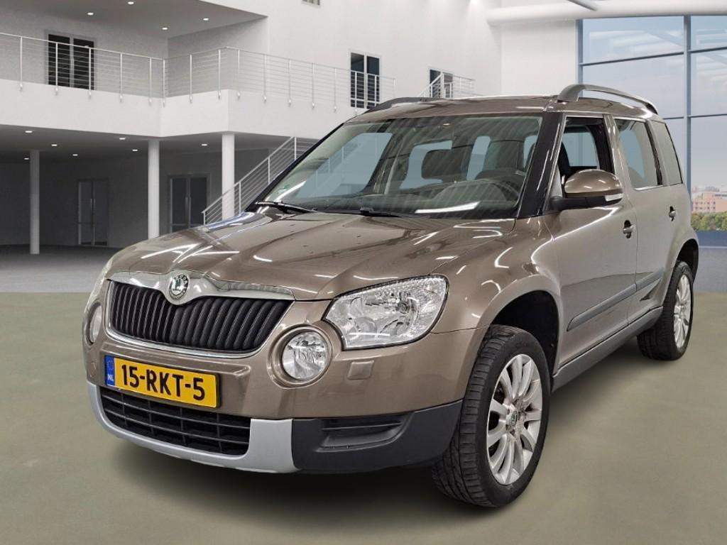 Skoda Yeti 1.2 TSI Elegance PANORAMADAK, trekhaak, clima, LM, Voorwielaandrijving, Euro 5, Stof, Gebruikt