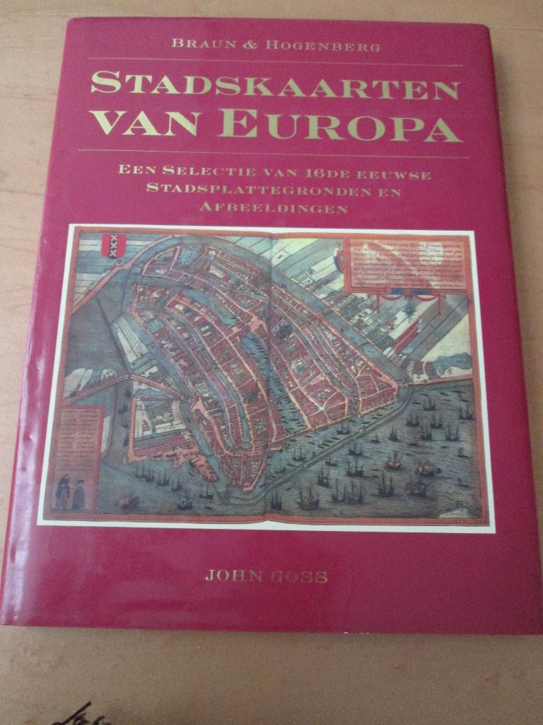 Stadskaarten van Europa.16de eeuwse stadsplattegronden., 1800 tot 2000, Europa Overig, Ophalen of Verzenden, Landkaart