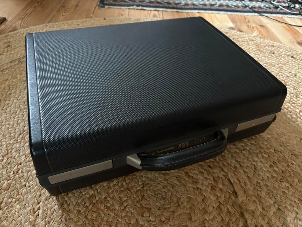 Samsonite attachékoffer / aktetas – vintage, nette staat, Gebruikt, Hard kunststof, Slot, Minder dan 50 cm