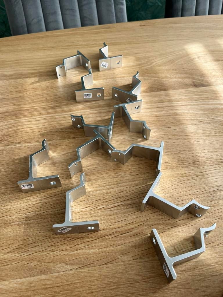 Hermeta trapleuninghouders 12 stuks, Ophalen of Verzenden, Zo goed als nieuw, Overige materialen, Overige typen