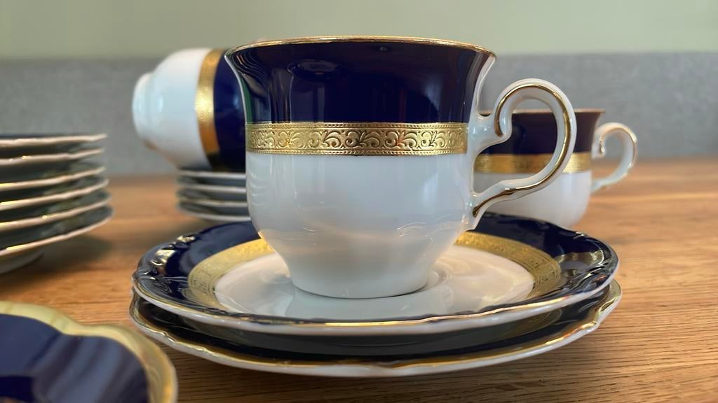 Winterling Kirchenlamitz echt kobalt koffieservies, Ophalen