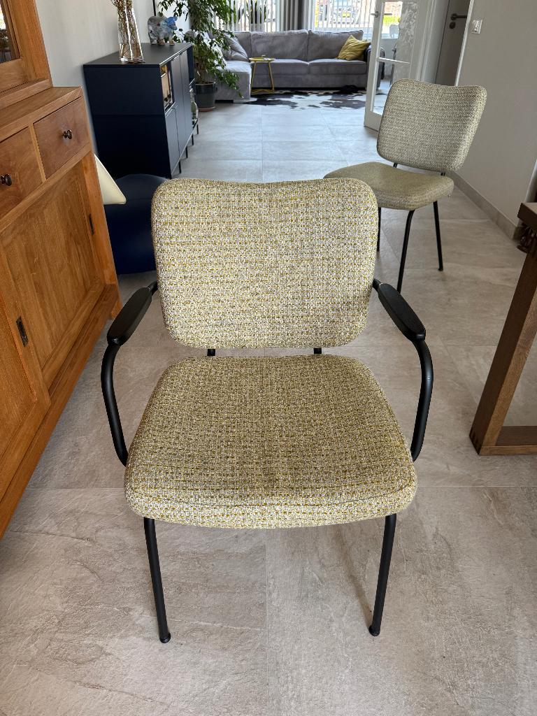 6x Eetkamerstoelen Montel model Siena, Huis en Inrichting, Ophalen, Overige kleuren, Model Siena van Montel 2023, Zo goed als nieuw