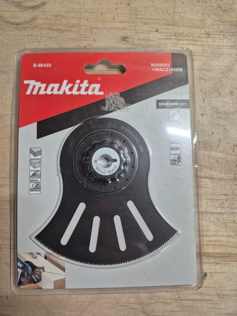 Makita Starlock Multitool Zaagblad Hout & Metaal B-66422, Ophalen of Verzenden
