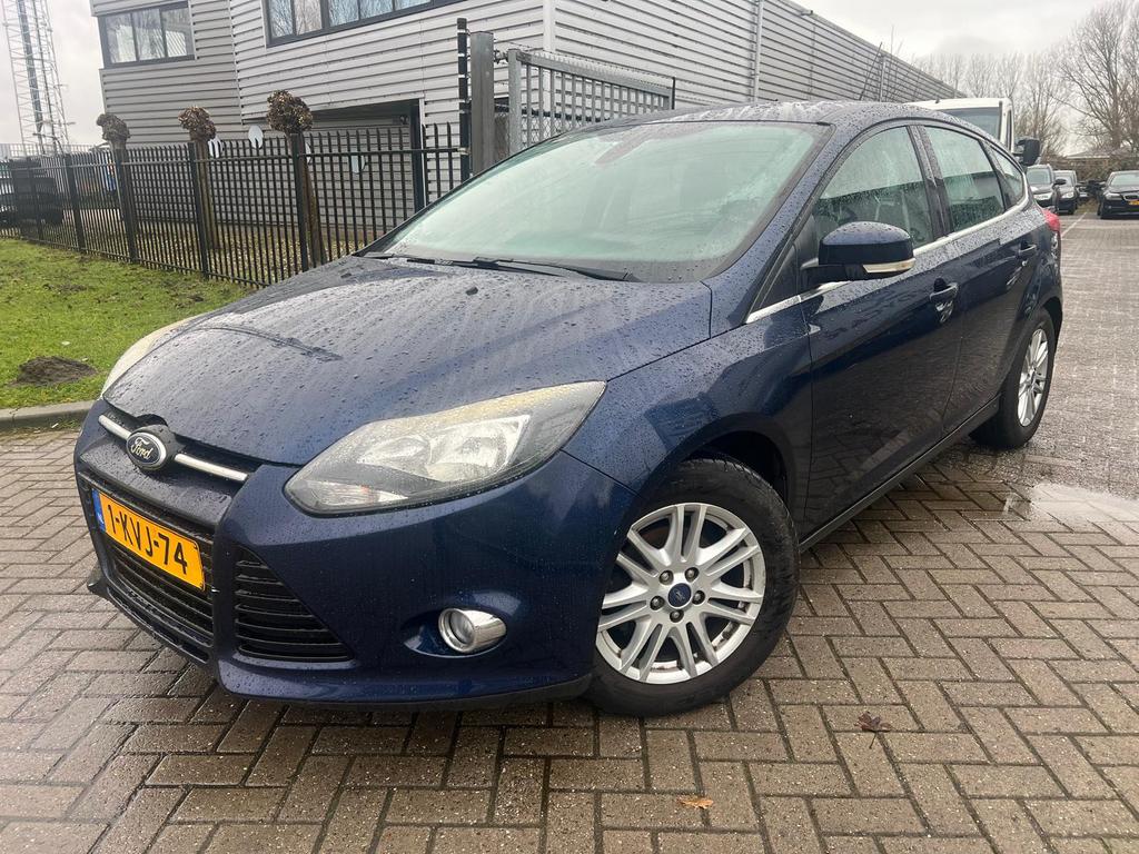 Ford Focus 1.0 Ecoboost 2013 5DRS Clima Cruise PDC, Zwart, Origineel Nederlands, Handgeschakeld, 3 cilinders