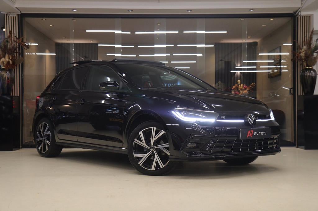 Volkswagen POLO 1.0 TSI Life Edition 3x R-LINE PANO/CARPLAY/, Gebruikt, Euro 6, 95 pk, Leder en Stof