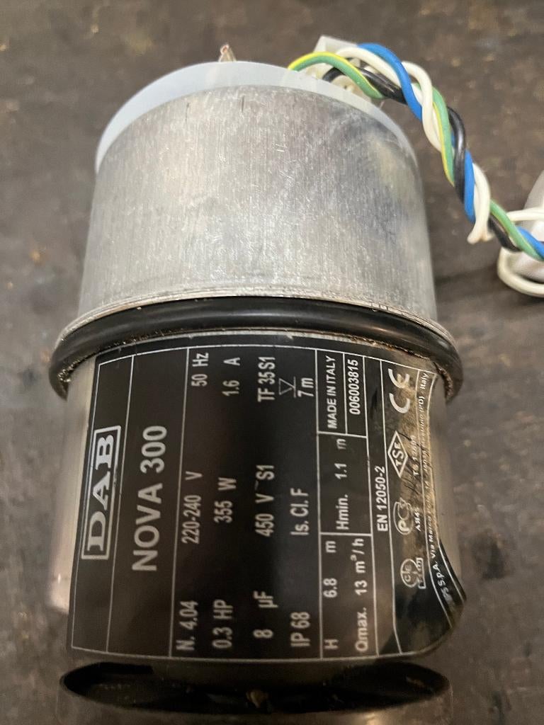 DAB NOVA 300 dompelpomp binnenwerk onderdelen, Tuin en Terras, Waterpompen, Ophalen, Gebruikt, Elektrisch, Dompelpomp
