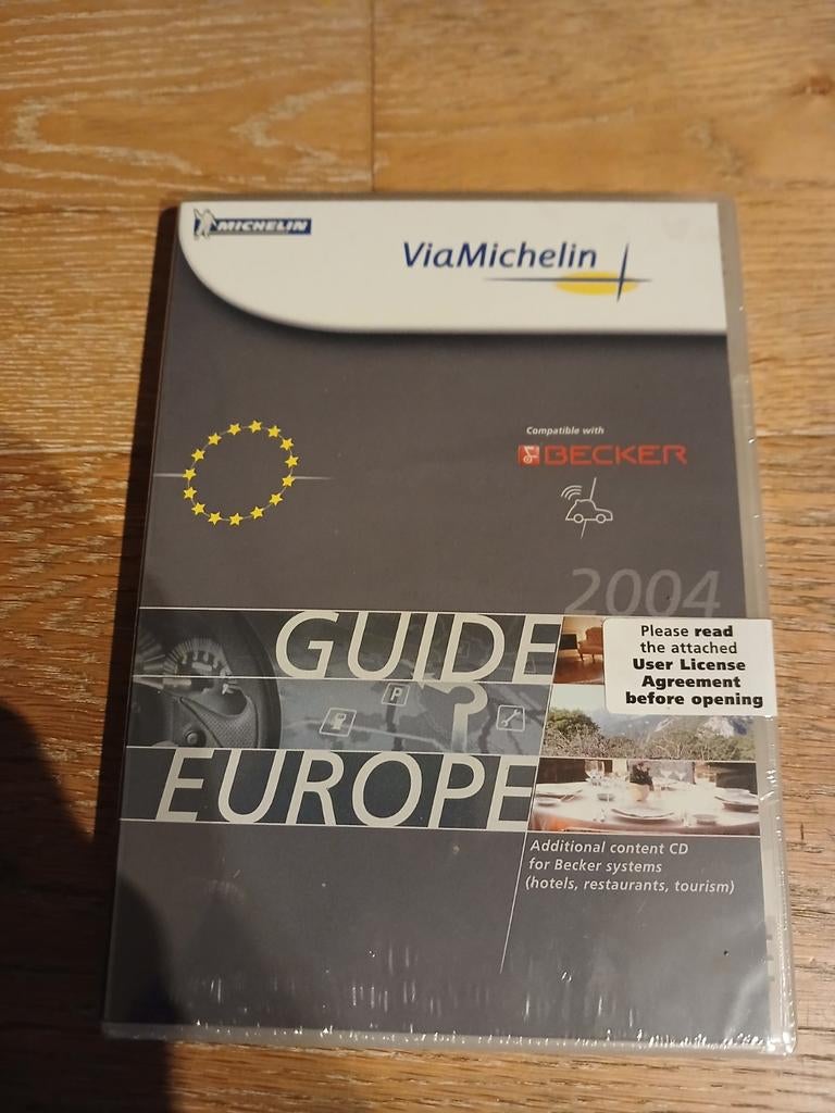 ViaMichelin Guide Europe 2004 voor Becker navigatie, Auto diversen, Autonavigatie, Ophalen of Verzenden, Nieuw