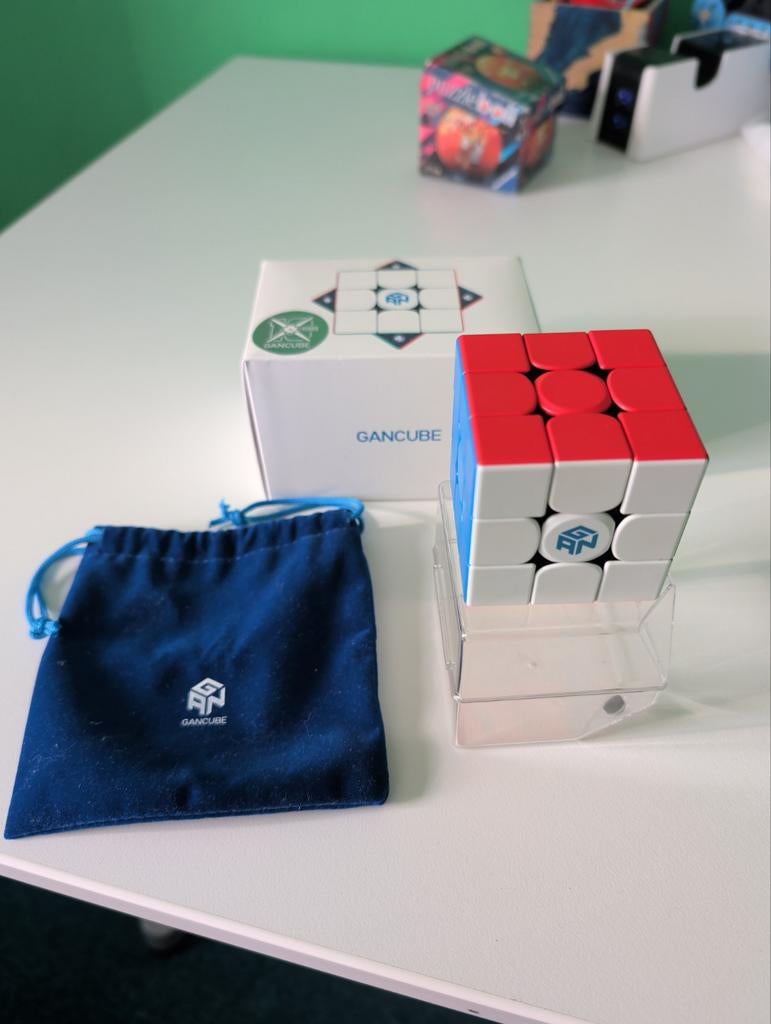 GAN 356 RS Speed Cube - 3x3 Magische Puzzel, Ophalen, Zo goed als nieuw, Rubik's of 3D-puzzel