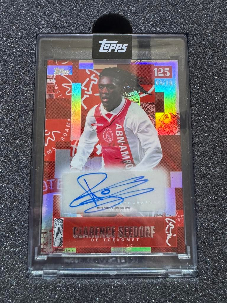 Ajax topps Clarence Seedorf /10, Hobby en Vrije tijd, Stickers en Plaatjes, Zo goed als nieuw, Plaatje, Ophalen of Verzenden