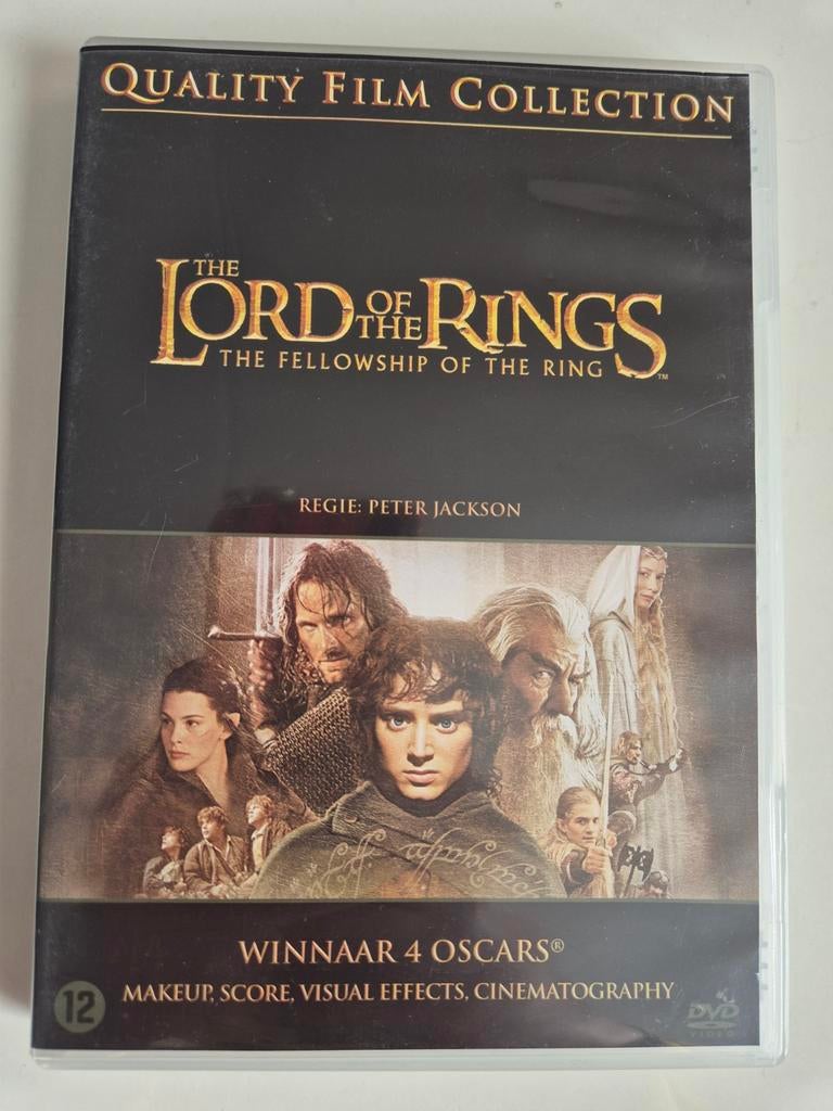 The Lord of the Rings: The Fellowship of the Ring DVD, Cd's en Dvd's, Dvd's | Avontuur, Vanaf 12 jaar, Ophalen of Verzenden, Zo goed als nieuw