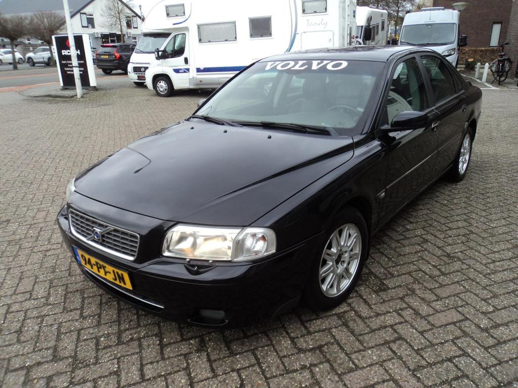 Volvo S80 2.4 Elite, Zwart, Bedrijf, 2435 cc, 170 pk