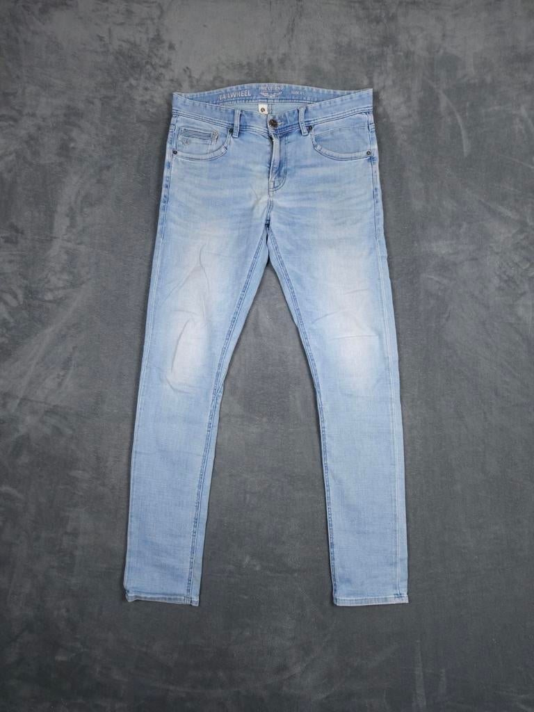Pme Legend Broek Tailwheel 34 34 Slim Fit Lichtblauw Stretch, Blauw, ., Ophalen of Verzenden, Zo goed als nieuw