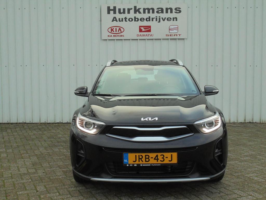 Kia Stonic 1.0 T-GDi MHEV 100PK AUTOMAAT NAVI HOGE INSTAP, Automaat, Zwart, Bedrijf, Metallic lak