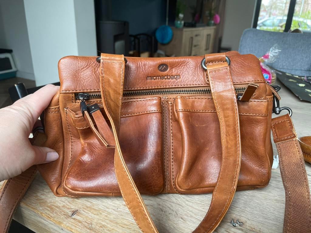 Micmacbags handtas, Sieraden, Tassen en Uiterlijk, Ophalen of Verzenden, Zo goed als nieuw, 30 cm of meer, Minder dan 35 cm