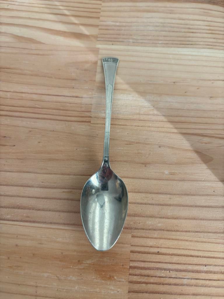 Gero Alpacca Lepeltje Art Deco Stijl 11cm, Ophalen