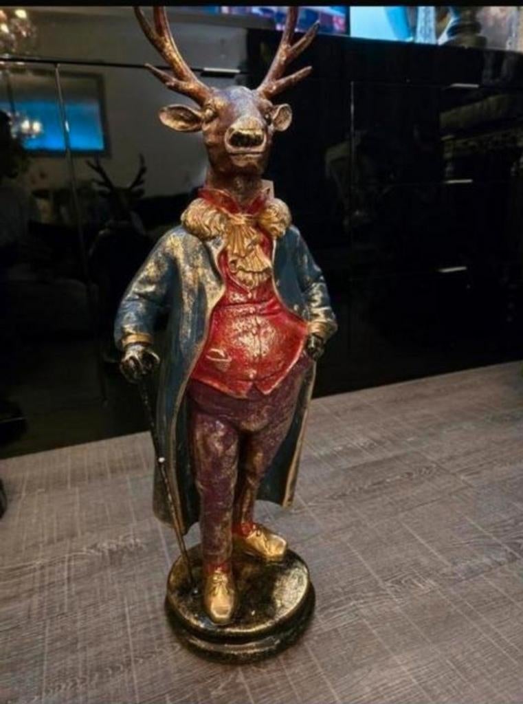 Heer hert
23 x 18 x 66 cm
Winkelwaarde 130 euro., Huis en Inrichting, Ophalen of Verzenden, Nieuw