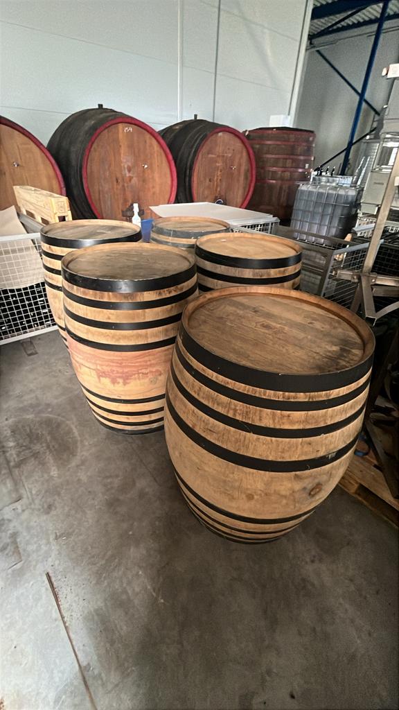 Houten wijnvaten - Degelijke kwaliteit, 150 liter of meer, Ophalen of Verzenden, Gebruikt, Hout