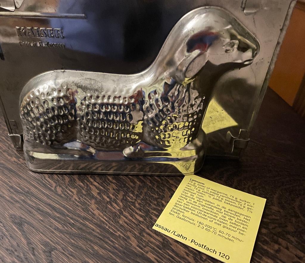 Kaiser bakvorm Paaslammetje, Ophalen, Overige typen, Metaal, Overige merken