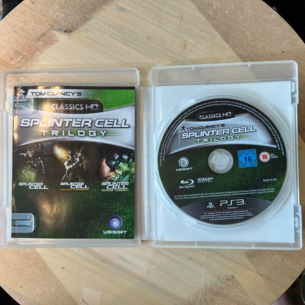 Splinter Cell Trilogy HD PS3, Avontuur en Actie, Gebruikt, Vanaf 18 jaar, 1 speler