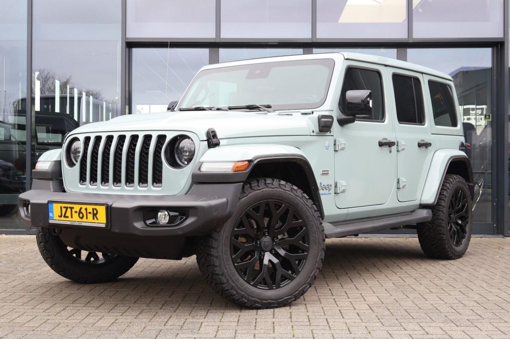Jeep WRANGLER 4XE 380 SAHARA Overland / My Sky One touch cab, Auto's, Jeep, Bedrijf, Wrangler, ABS, Adaptive Cruise Control, Airbags