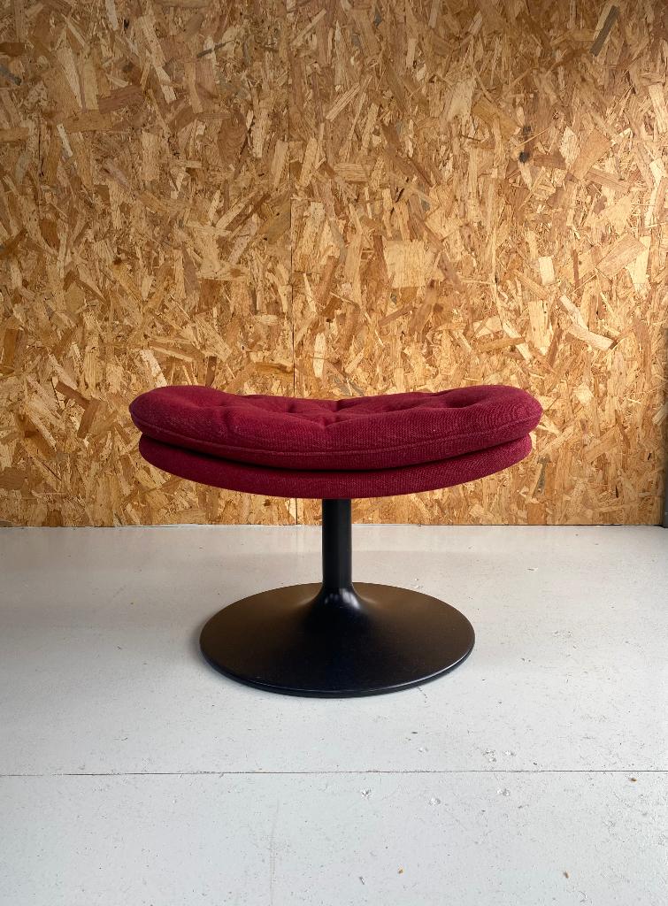 Artifort P588 poef voetenbankje, Huis en Inrichting, Minder dan 50 cm, Gebruikt, Rond, Minder dan 50 cm