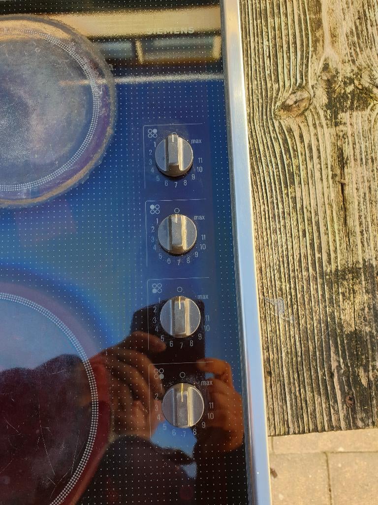 SIEMENS  Elektrische kookplaat, Ophalen, Gebruikt, 4 kookzones, Inbouw