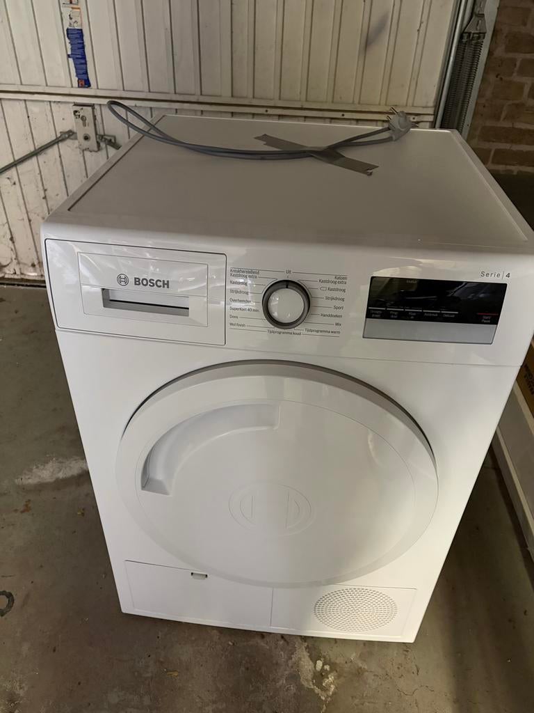 Bosch WTH83V70NL warmtepompdroger 7kg – energiezuinig, Witgoed en Apparatuur, Wasdrogers, Ophalen, 6 tot 8 kg, Gebruikt, Voorlader