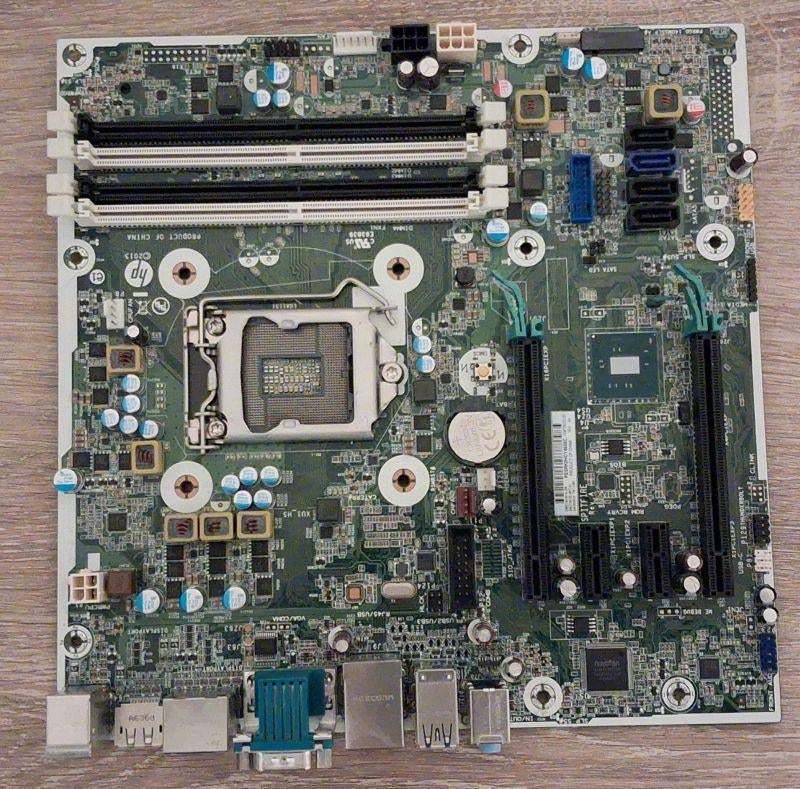 HP Hewlett-Packard: Z240, moederbord, Ophalen, Gebruikt, LGA 1151, DDR4