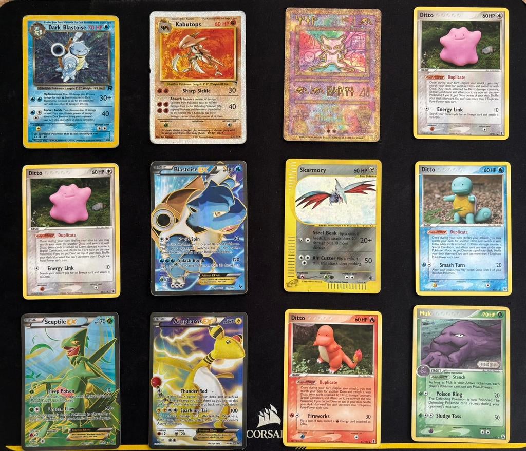 56 pokemon kaarten, Ophalen of Verzenden, Gebruikt, Meerdere kaarten