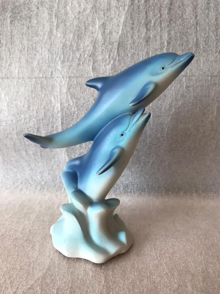 Beeldje Dolfijn Dolfijnen 14,5 cm, Ophalen of Verzenden, Beeldje of Figuurtje