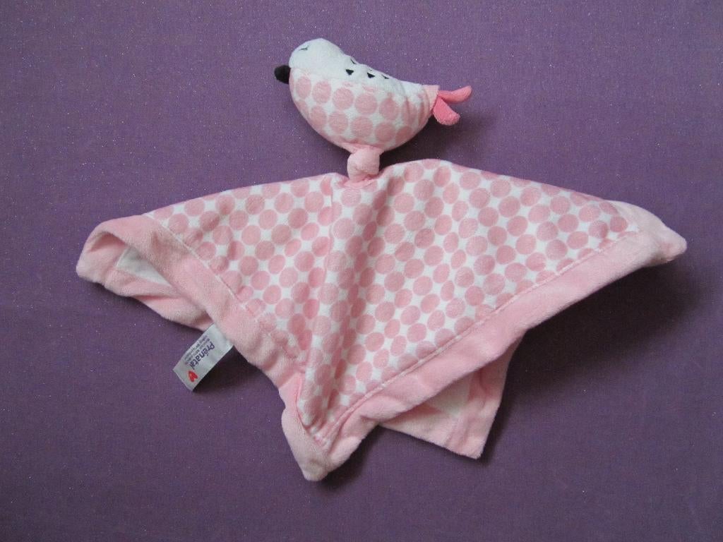 PRENATAL Knuffeldoekje VOGEL. ROZE **Nieuw**, Prénatal, Overige typen, Nieuw, Ophalen of Verzenden