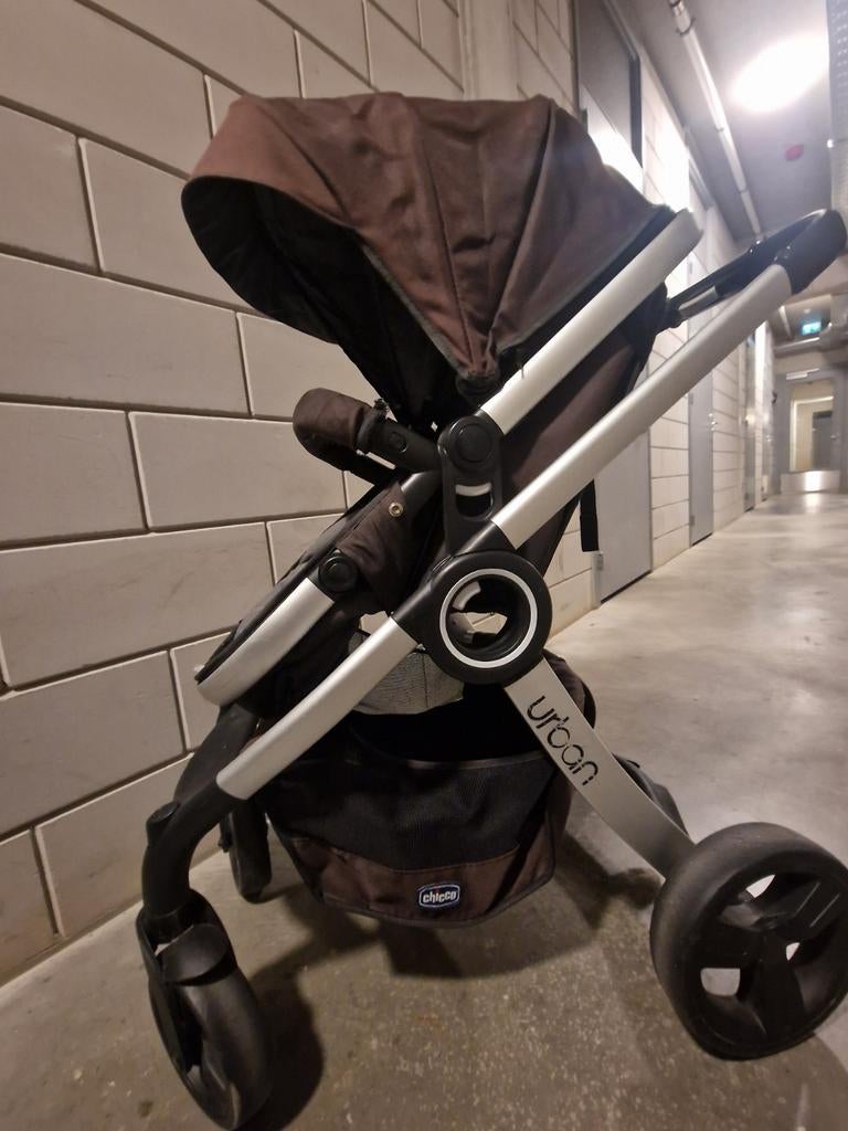 Chicco Urban Combiwagen - Bruin/Zilver, Kinderen en Baby's, Kinderwagens en Combinaties, Gebruikt, Combiwagen, Overige merken